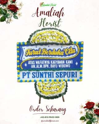 Papan Bunga Duka di Pekutatan