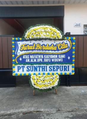 Papan Bunga Duka di Pekutatan